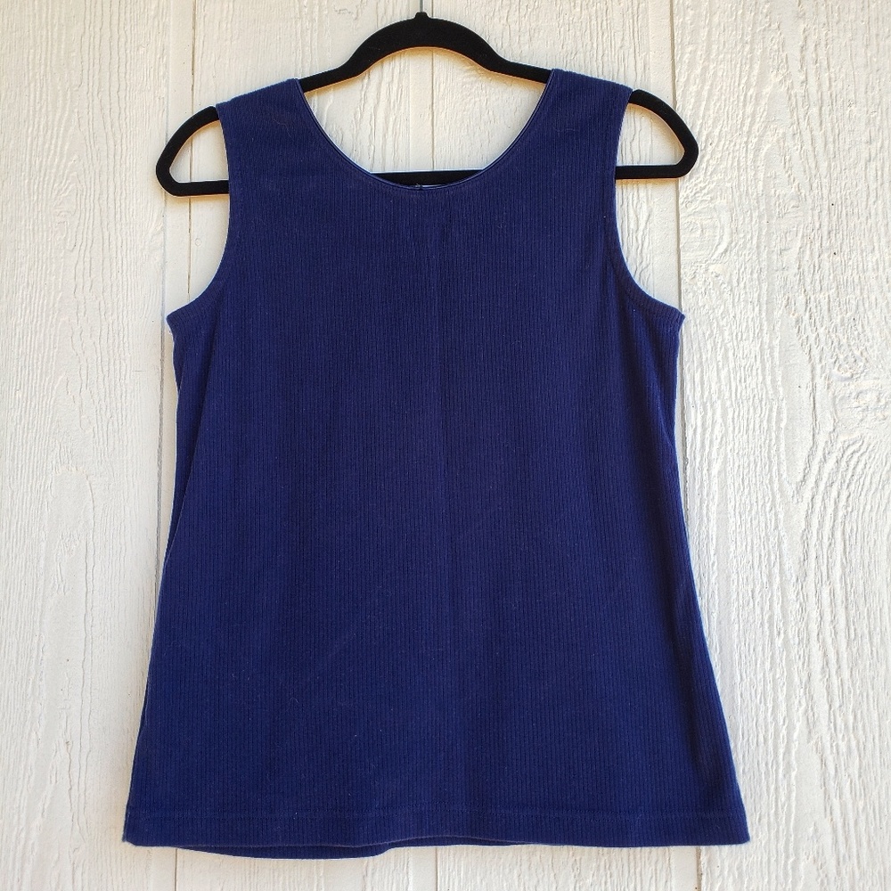 Navy Blue Tank Top - Picture 2 of 7